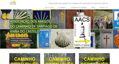 Desktop Screenshot of caminhosantiagoviana.pt